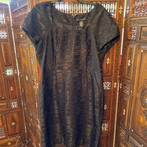 Apostrophe knee length black dress